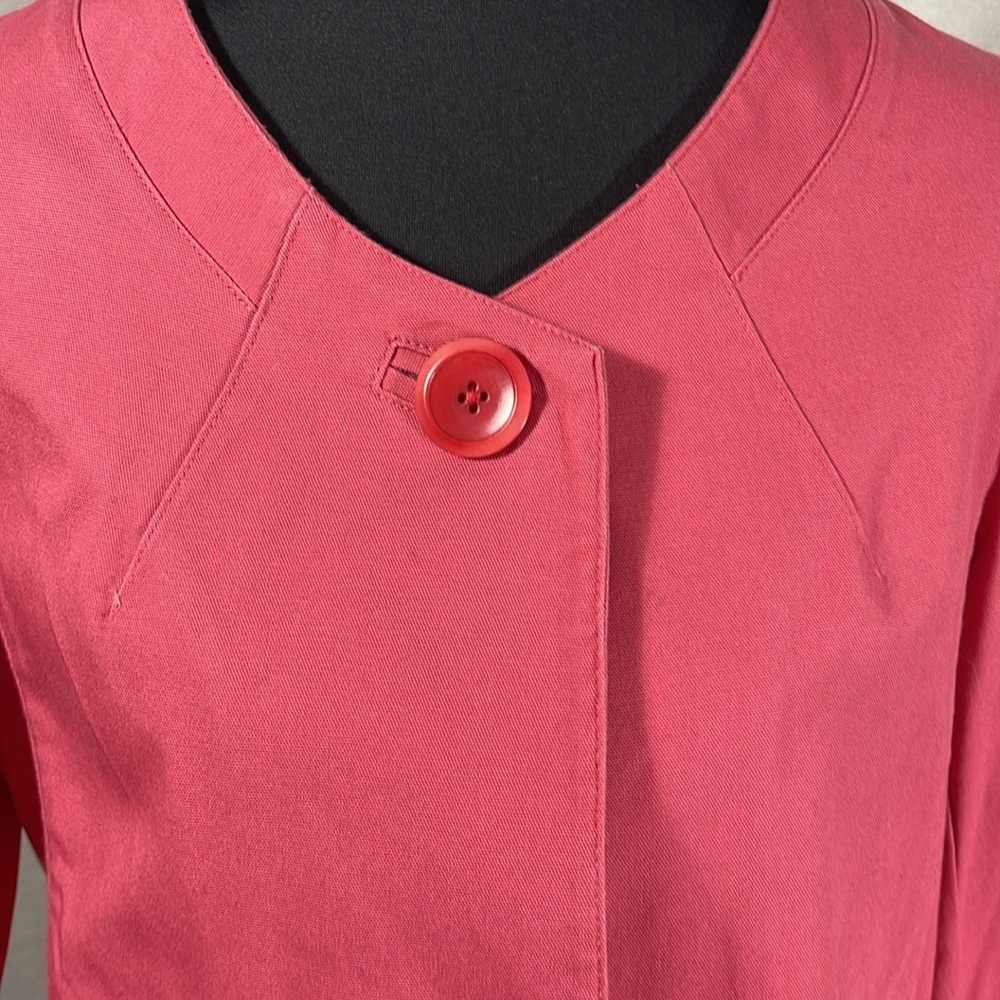 Talbots Coral Button-Up Jacket - image 5
